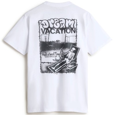 Camiseta Vans Good Times 66 Ss White VN000M6NWHT1 Camisetas Vans