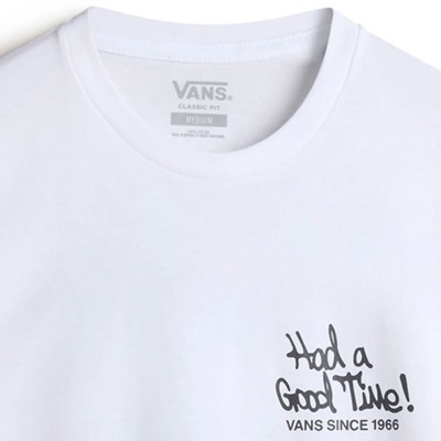 Camiseta Vans Good Times 66 Ss White VN000M6NWHT1 Camisetas Vans