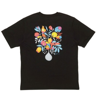 Camiseta AndfeelingS Flores Short sleeves Tee Negro Black AFG2SS-BLK Camisetas AndFeelings