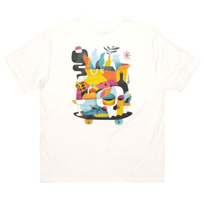 Camiseta And Feelings Vanitas Short Sleeve Blanco White AFG3SS-WHT Camisetas AndFeelings