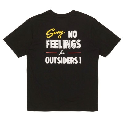 Camiseta And Feelings No Feelings Short Sleeves Tee Negro Black AFG6S-BLK Camisetas AndFeelings
