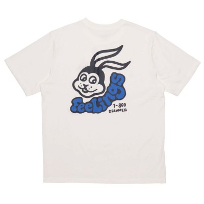 Camiseta And Feelings Rabbit short Sleeves Tee AFG11SS-WHT T-shirts AndFeelings