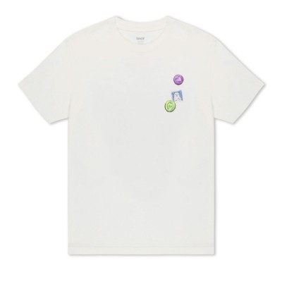 Camiseta RipNDip Vitamins Tee White Bone TSRIPVIT Camisetas RipNDip