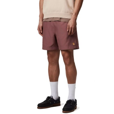 Bañador Carhartt WIP Chase Swim Trunks Dusky rosa Pink-Gold I035062.2Q7XX.03 Bañadores Carhartt WIP