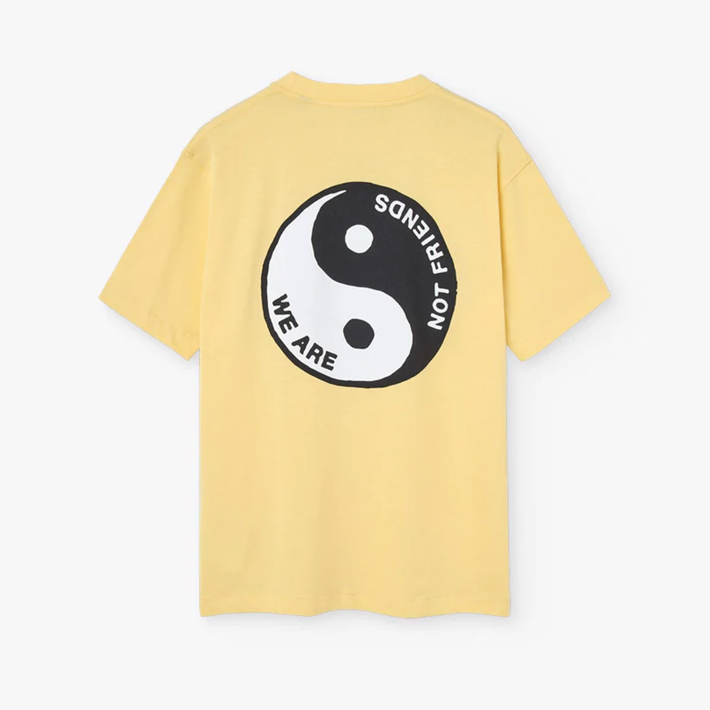 Camiseta We Are Not Friends Yingyang Twins T-Shirt Amarillo Yellow Pastel WANF-SU2506-YLLW Tshirts We are not friends