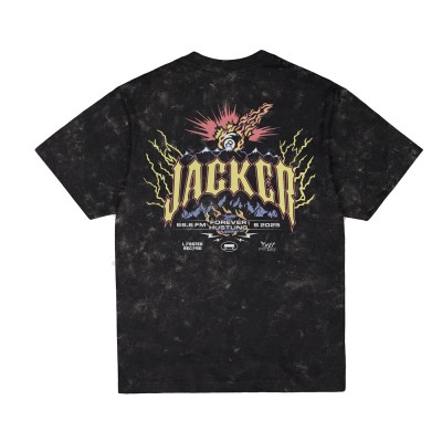 Camiseta Jacker Inferno Black Washed JA00256 Camisetas Jacker
