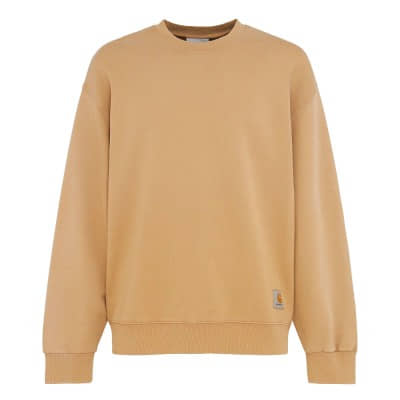Sudadera Carhartt WIP Hudson Sweat Marrón Dusty Hamilton Brown I035186.07E5F.5F Sudaderas Carhartt WIP