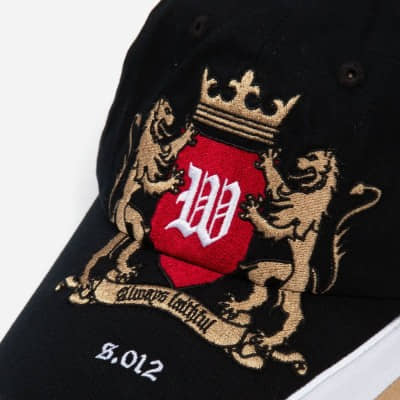 Gorra Wasted Paris Crest Cap Negro Black FW25-D1-CRSTCP Gorras Wasted Paris