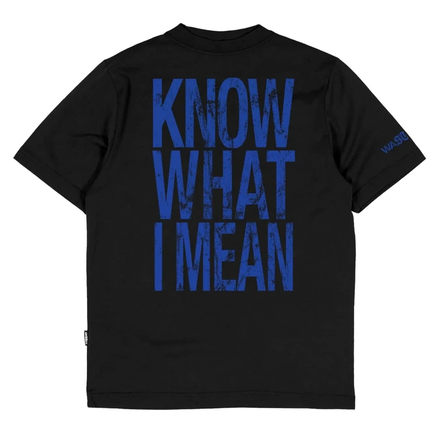 Camiseta Wasted Paris Know What I Mean Negro Black WSTDPRS-FW25-KN0W T-shirts Wasted Paris
