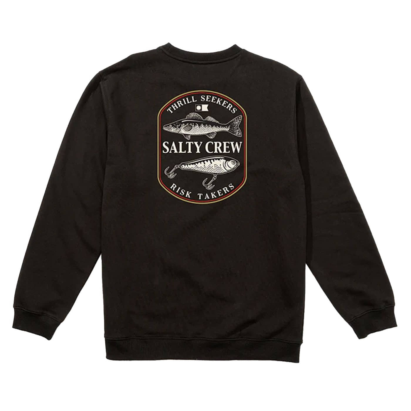 Sudadera Salty Crew Baited Crew Fleece Black 20335443E Sudaderas Salty Crew