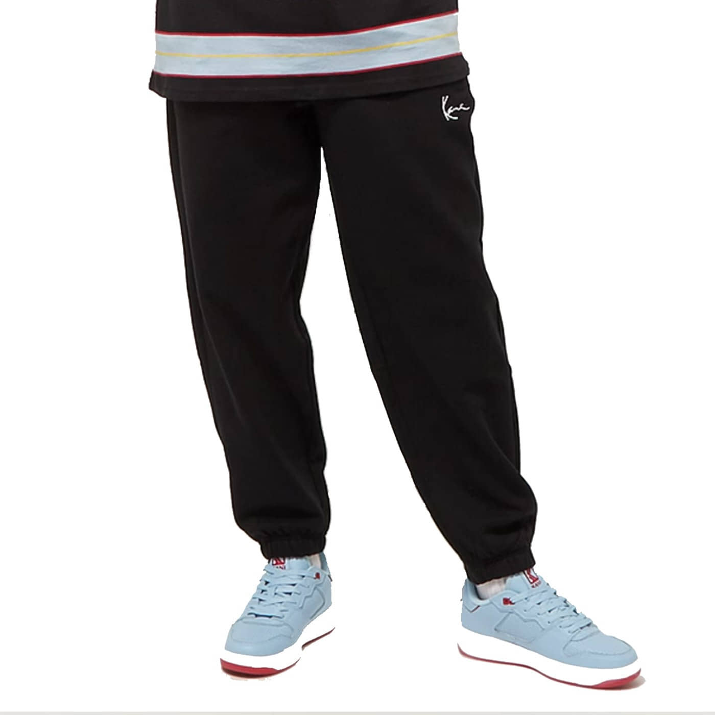 Pantalón Karl Kani Small Signature Essential Sweatpant Negro Black KM-PL011-001-01 Jogger y Chandal Karl Kani