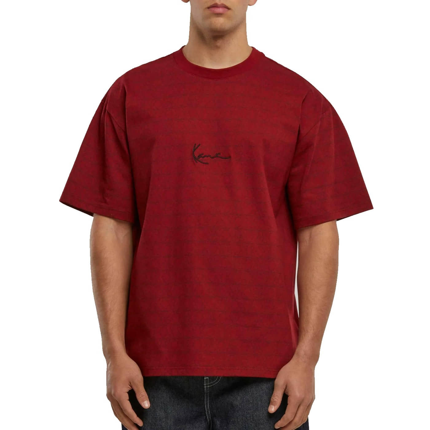 Camiseta Karl Kani Aop Signature T-Shirt Rojo Red KM253-011-2 Tshirts Karl Kani