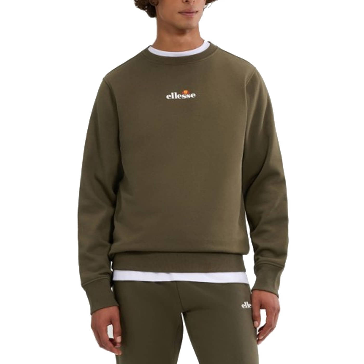 Sudadera Ellesse Kiamto 2 Sweatshirt Verde Khaki SHB23241-KHK Sudaderas Ellesse