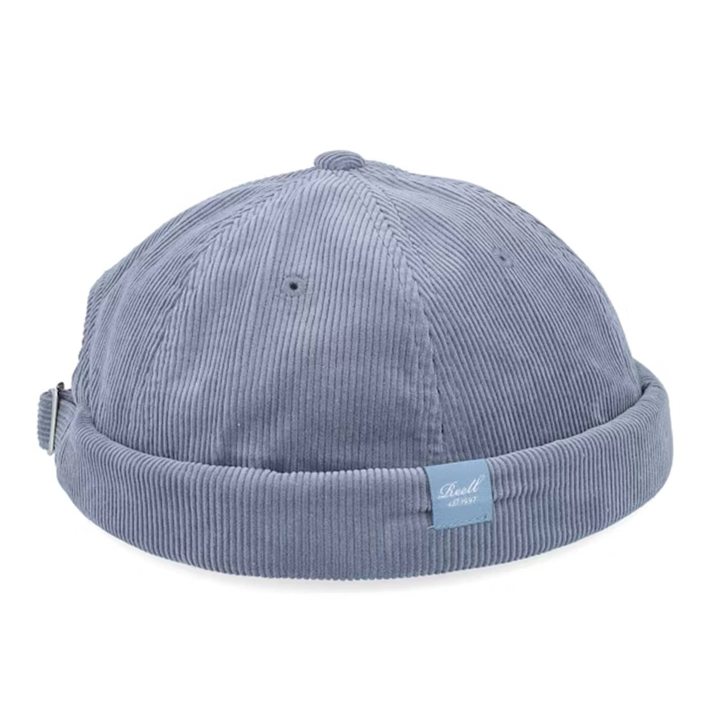Gorra Sin Visera Reell Corduroy Docker Cap Gris Blue Grey DCKRCP-GRY-FW25 Gorras REELL