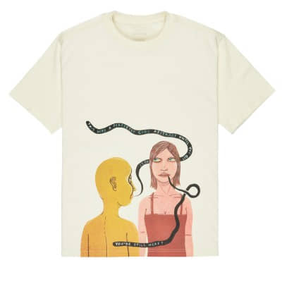 Camiseta Rvca Cutship Ss Blanco White EVYZT00287-WHT Tshirts RVCA