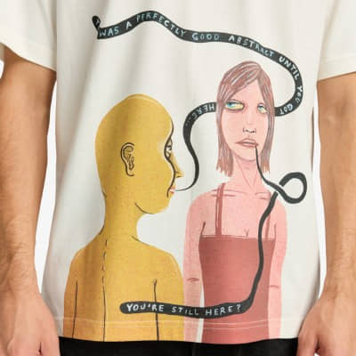 Camiseta Rvca Cutship Ss Blanco White EVYZT00287-WHT Tshirts RVCA