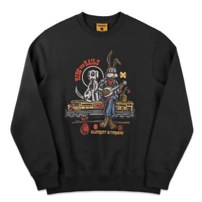 Sudadera Element Timber Aboard Cr Off Black ELYSF00311-KTA0 Sudaderas Element