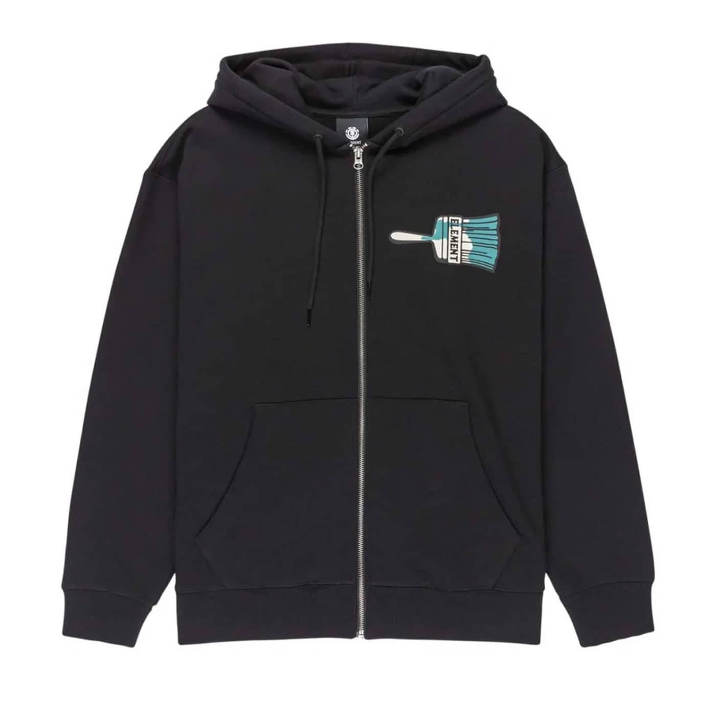Sudadera Element Paint Brush Zip Hood Black ELYSF00310-FBK Sudaderas Element