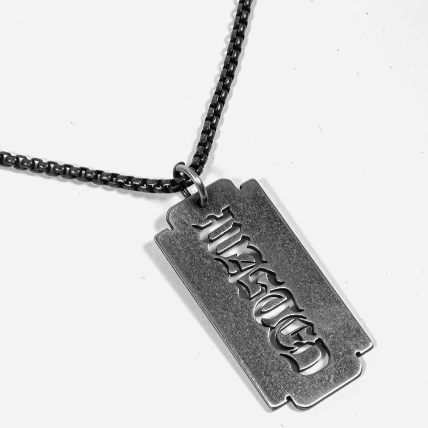Collar Wasted Paris Sharp Necklace Silver WST-SHARP-NECK-FW25 Joyería Wasted Paris