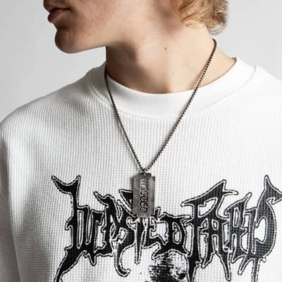 Collar Wasted Paris Sharp Necklace Silver WST-SHARP-NECK-FW25 Joyería Wasted Paris