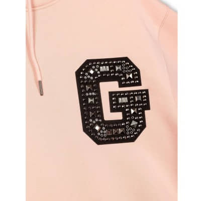 Sudadera Grimey Royal Paw Hotfix Regular Heavyweight Hoodie Rosa Pink GCH645-PNK Sudaderas Grimey
