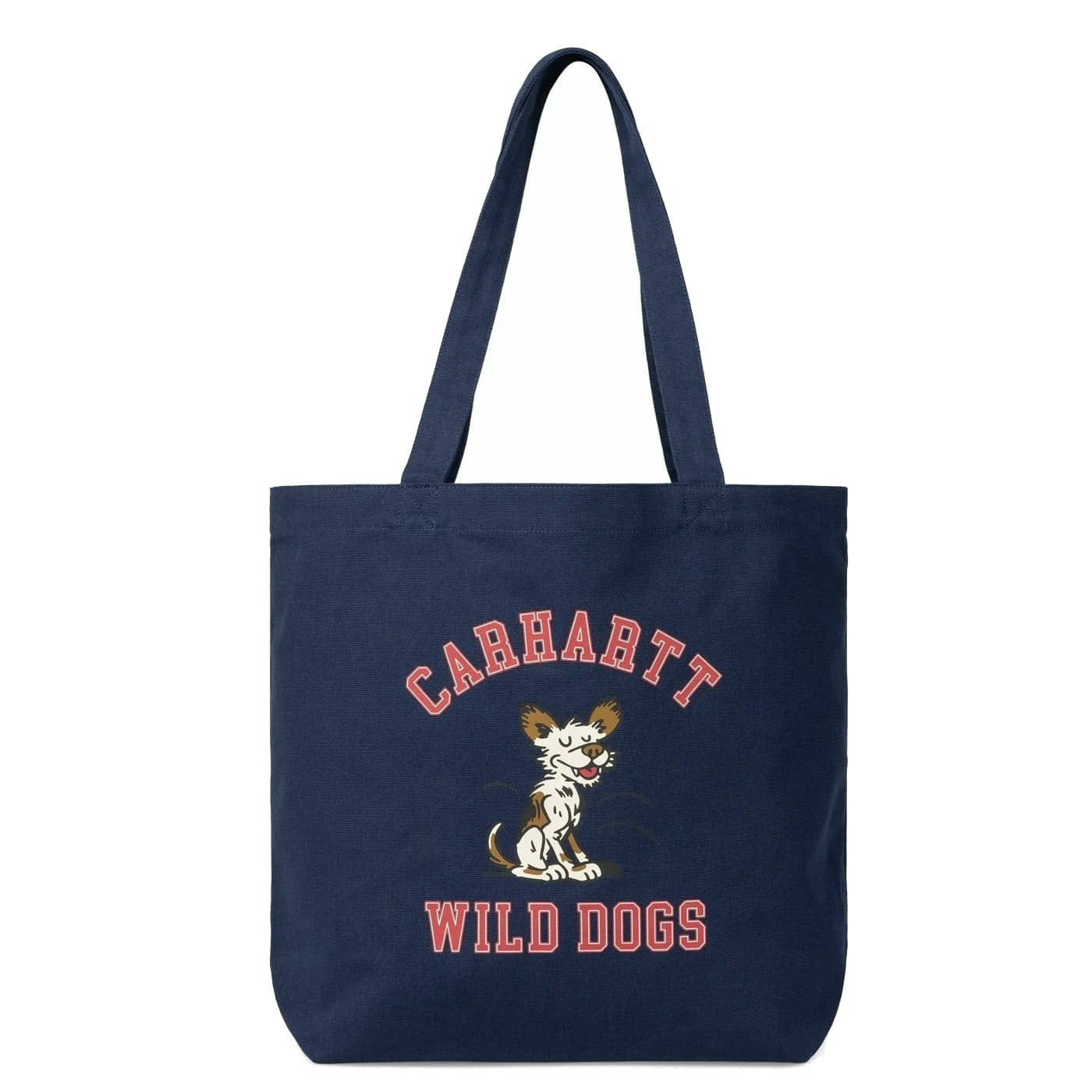Bolso Carhartt WIP Canvas Graphic Tote Wild Dog Print Azul Marino Jupiter I033975_3EUXX Bolsos Carhartt WIP