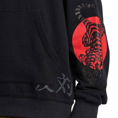 Sudadera Rvca Tiger Sun Hood Negro Black 23A413505-BLK Sudaderas RVCA