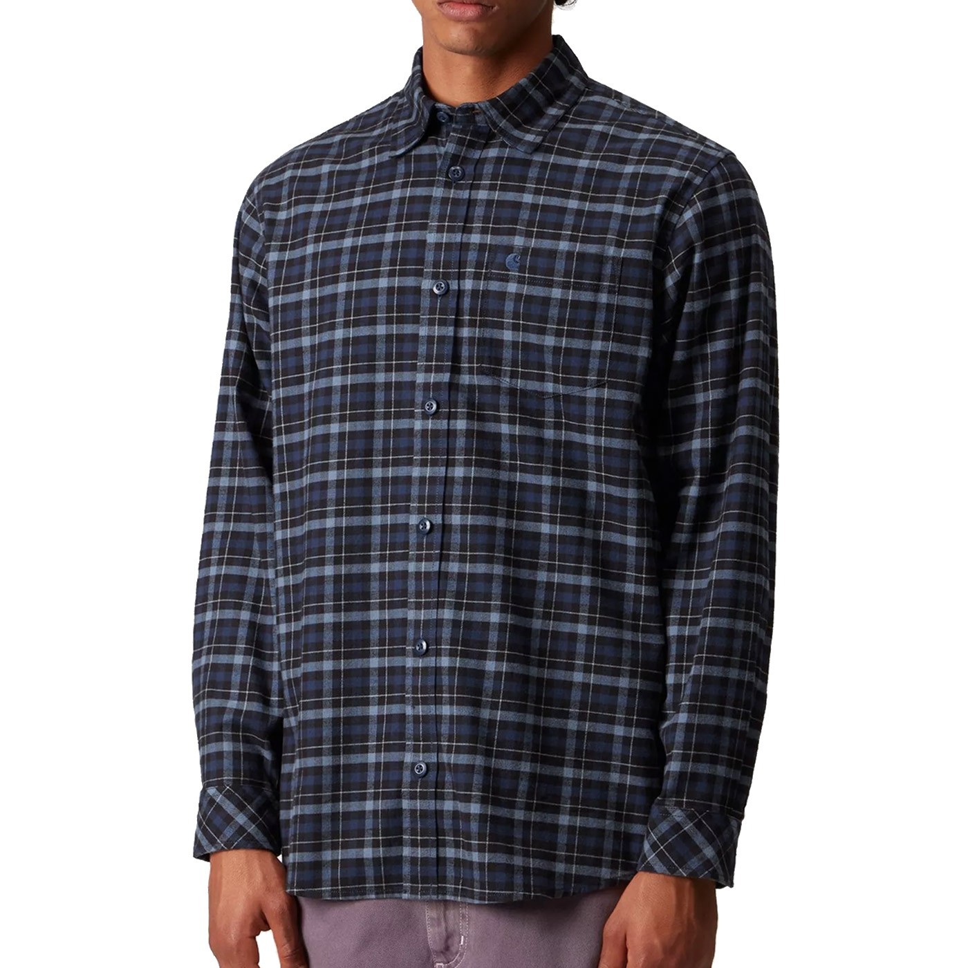 Camisa Carhartt WIP L-S Widmark Shirt Widmark Check, Jupiter I035326_35NXX Camisas Carhartt WIP