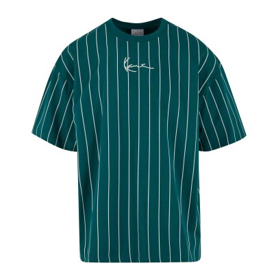 Camiseta Karl Kani Small Signature Pinstripe Verde Green 60060035-GRN Tshirts Karl Kani