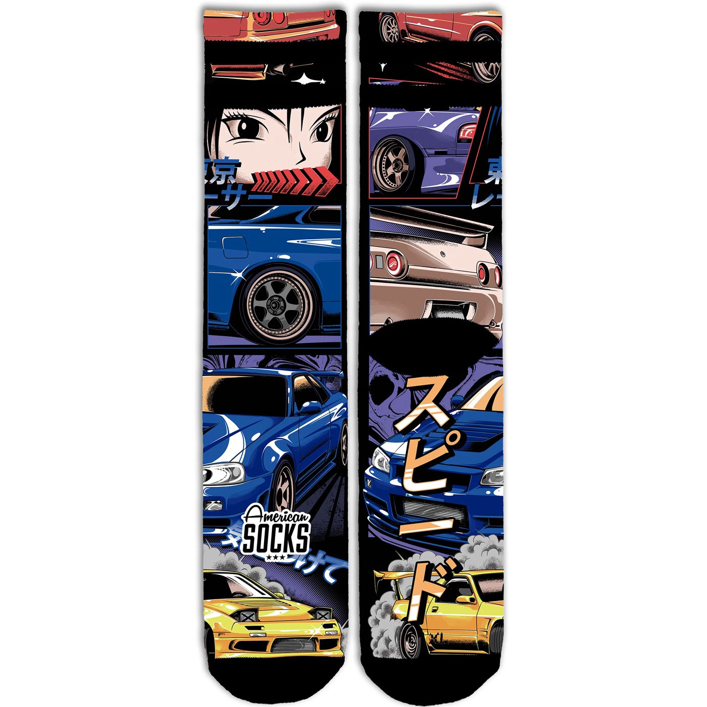 Calcetines American Socks Signature Tokyo Drift - Mid High AS503 Calcetines American Socks