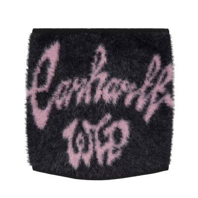 Braga para cuello Carhartt WIP Chedda Neckwarmer Black - Glassy Pink I035510_3DYXX Bufandas y cuellos Carhartt WIP