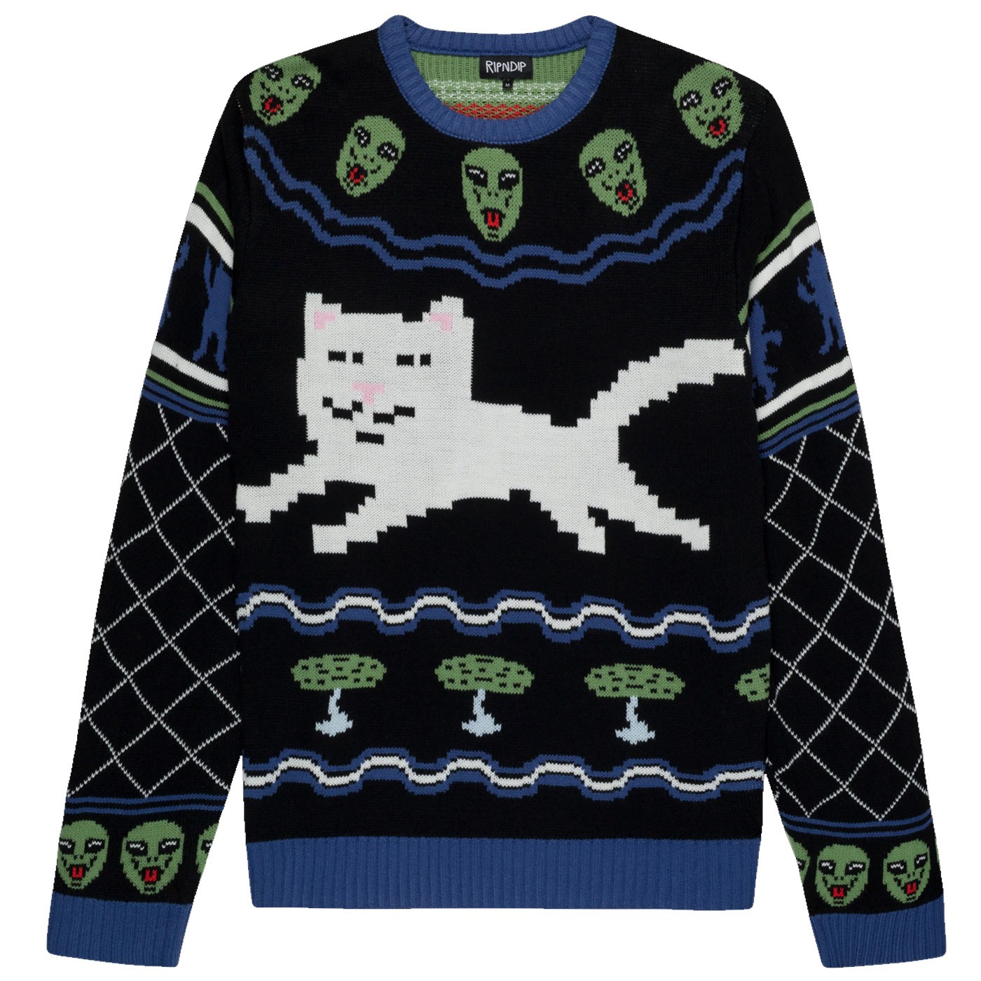 Sudadera Ripndip Out Of This World Sweater Black CRRIPOUT-BLA Jerseys RipNDip
