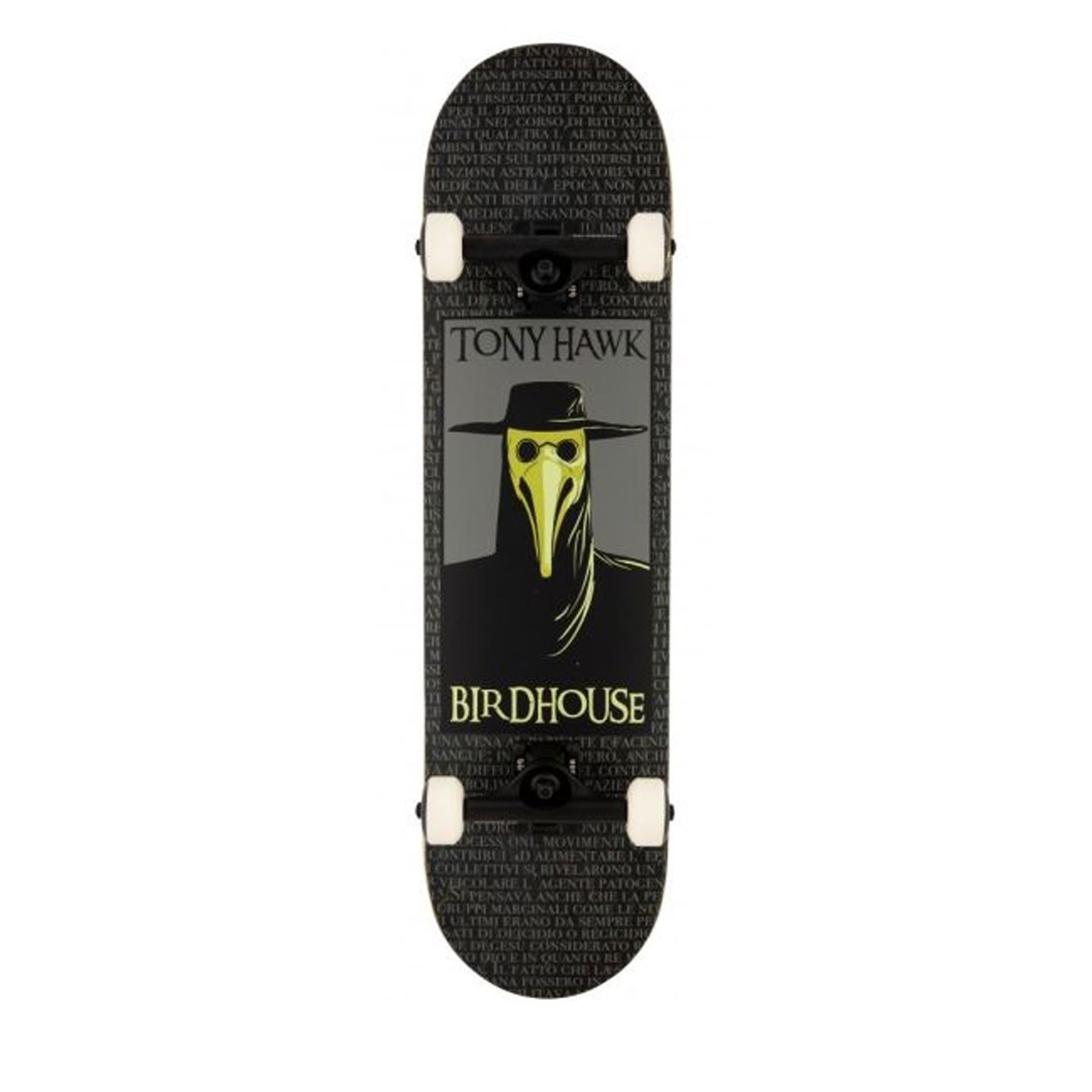 Tabla Skate Completa Tony Hawk Birdhouse Stage 3 Hawk Plague Doctor Black 8'' BIR-COM-2044 Completos Birdhouse
