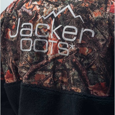 Chaqueta Jacker Oots Sherpa Jacket Black & Aop JA0262-BLK-AOP-FW25 Chaquetas Jacker