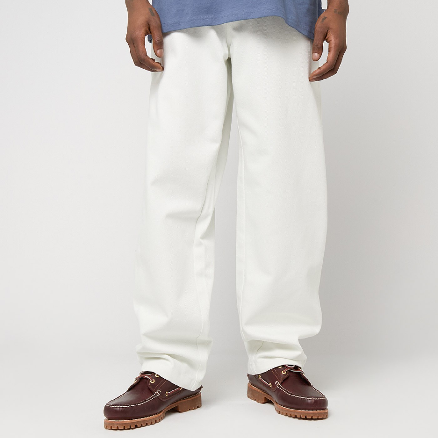 Pantalón Dickies Wellsville Baggy Tapered Twill Pant Blanco White DK0A88K40WH1 Vaquero Jeans Dickies