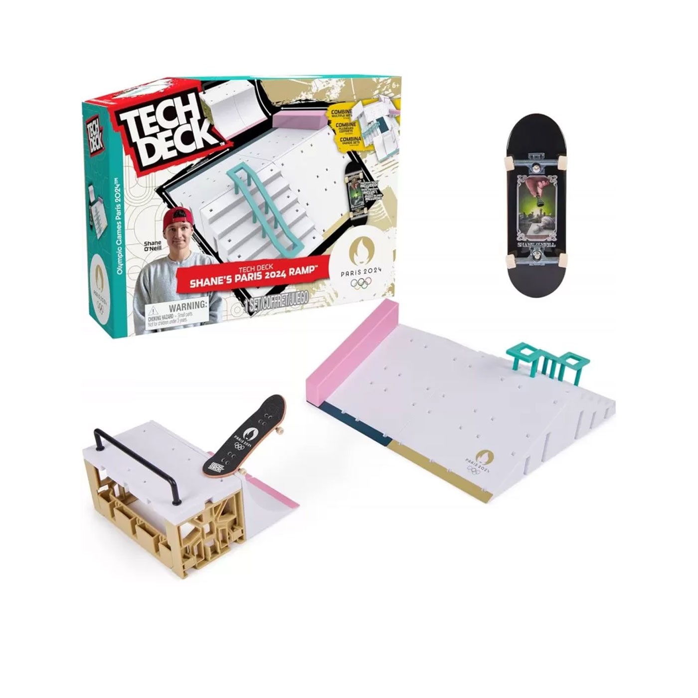 Rampa Tech Deck Shane O Neill Olympic Games Paris 2024 RPMEDIUMII Fingerboard Tech Deck