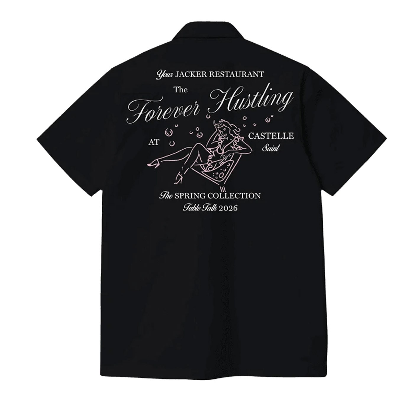 Camiseta Jacker Grace Shirt Black JA0562 Camisas Jacker