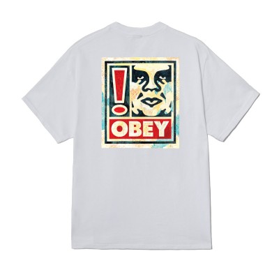 Camiseta Obey exclamation White 165264328-WHT T-shirts Obey 