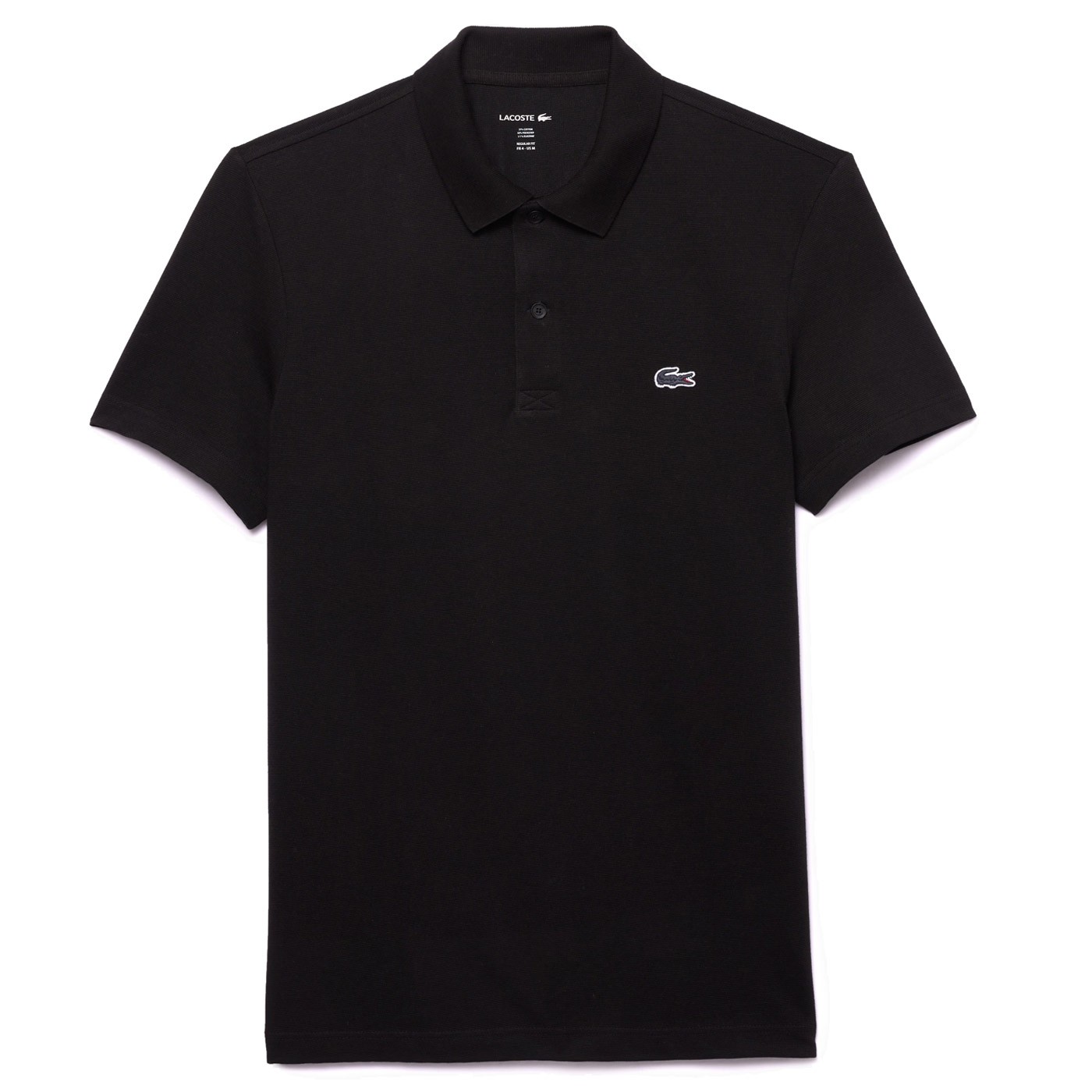Polo Lacoste de corte regular de algodón 031 Black DH5522-00-031 Polos Lacoste