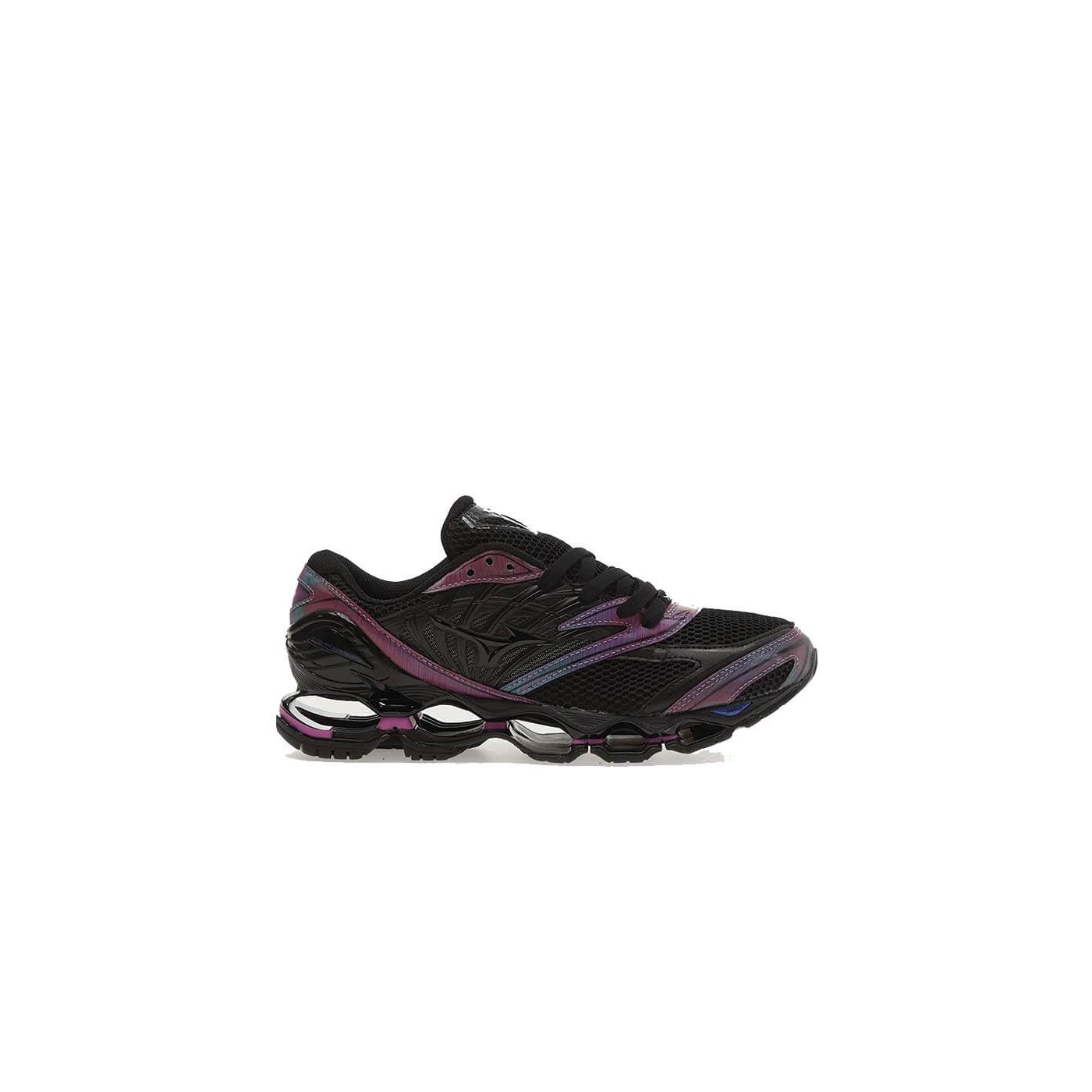 Zapatillas Sneaker Mizuno Wave Prophecy LS Tokyo Drift Midnight Velocity Indigo-Black-Cattleya Orchid iridiscente reflectivo D1GA260401 Zapatillas Mizuno