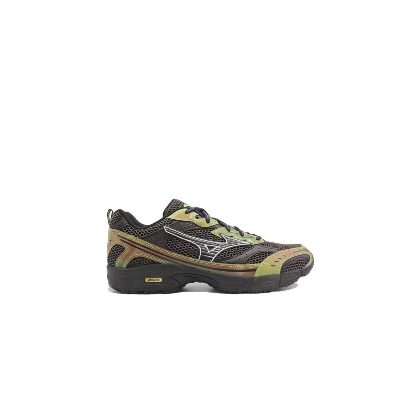 Zapatillas Sneaker Mizuno MXR Tokyo Drift Iron Gate-Black-Jasmine Green iridiscente reflectante D1GA261501 Zapatillas Mizuno