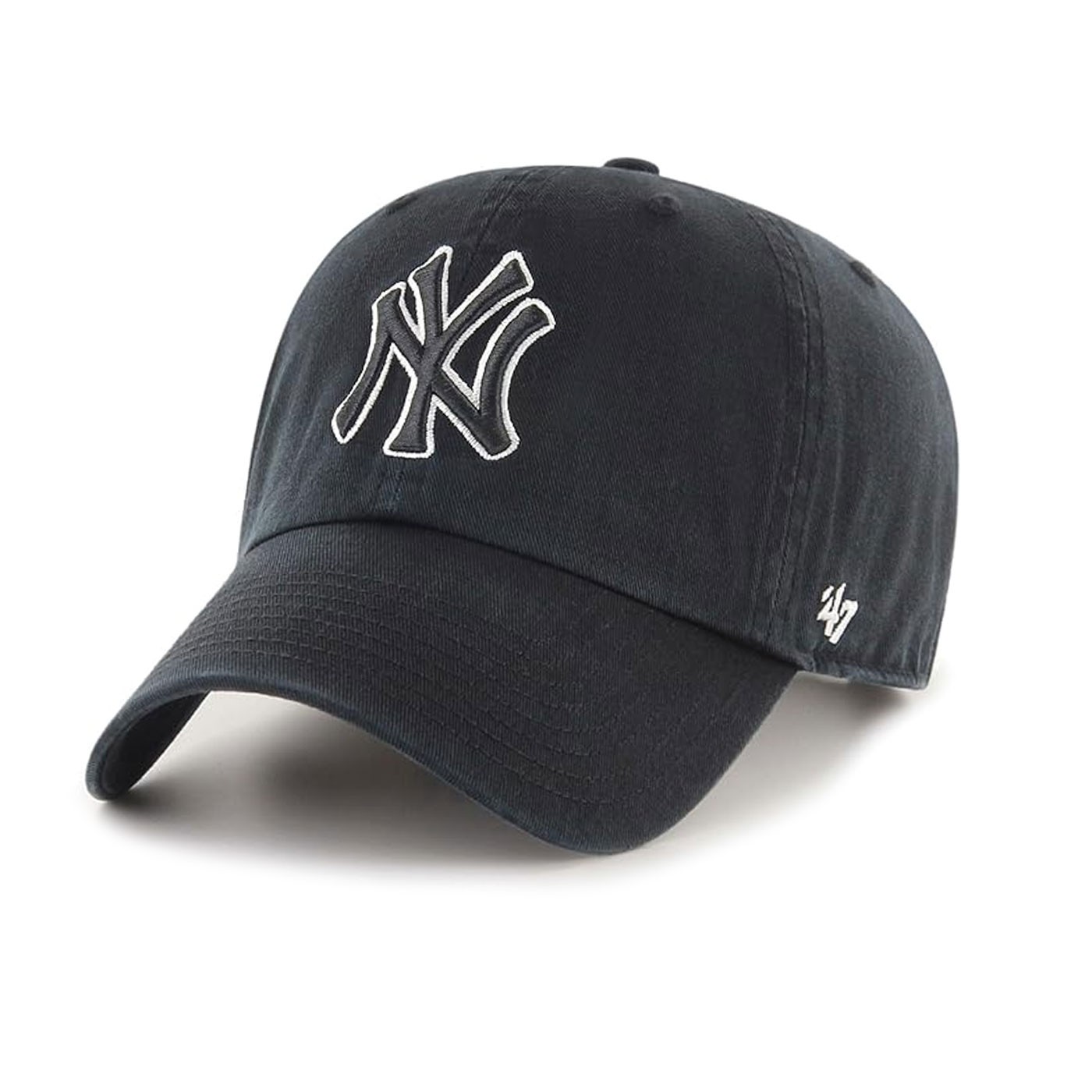 Gorra 47 Brand MLB New York Yankees '47 CLEAN UP Negro BLack B-NLRGWS-BKA Gorras 47 brand