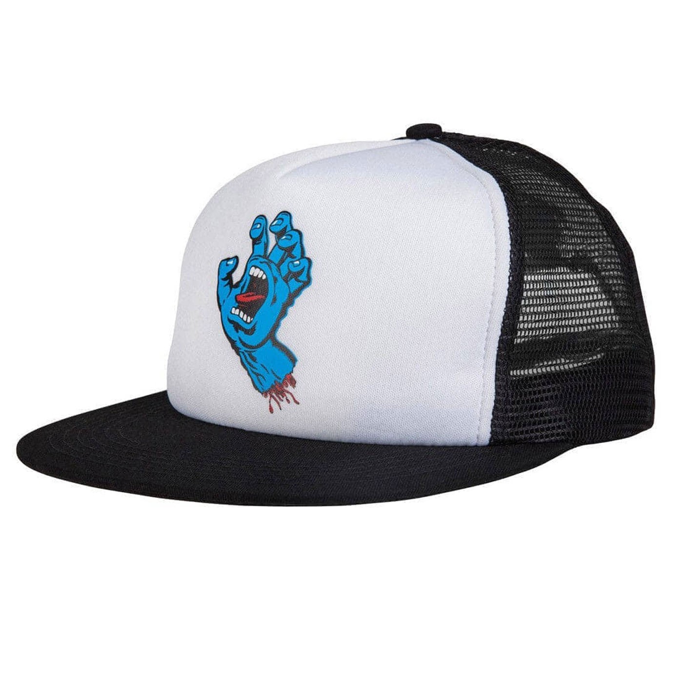 Gorra Santa Cruz Classic Hand Meshback White Black 3SS19116 Gorras Santa Cruz