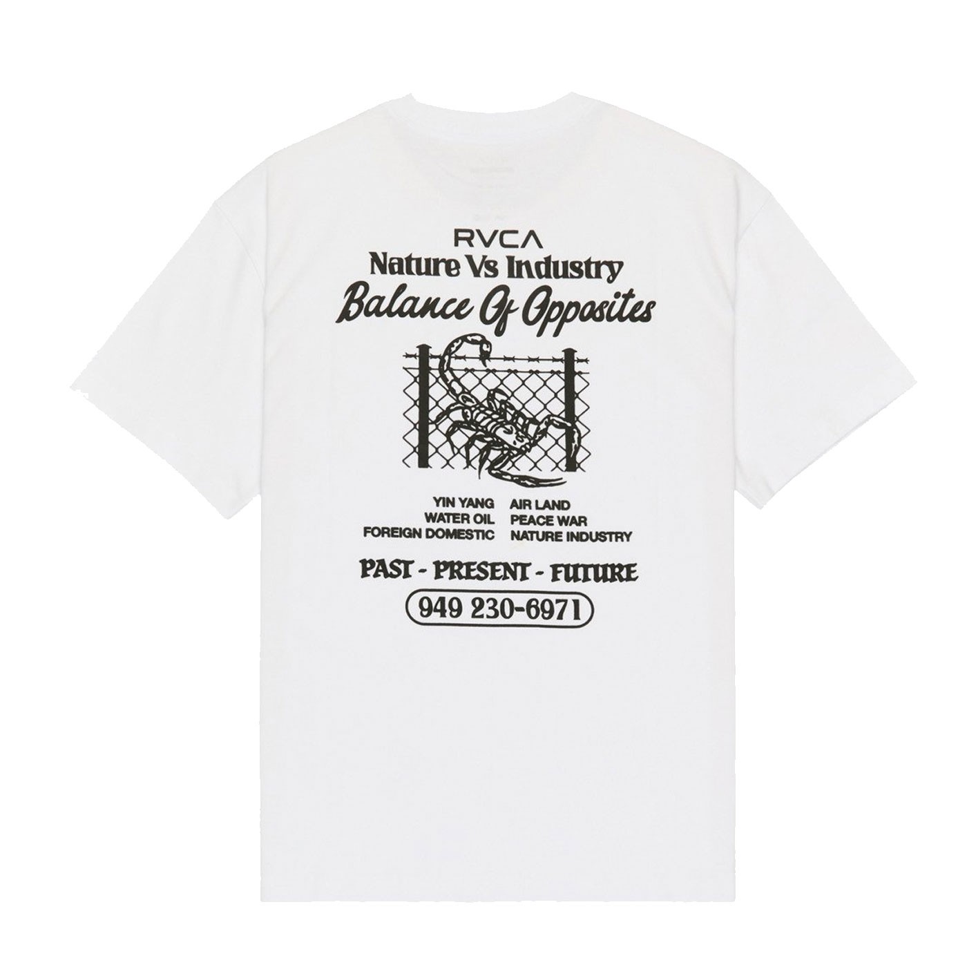 Camiseta Rvca Security ode Ss Blanco White EVYZT00336 Camisetas RVCA