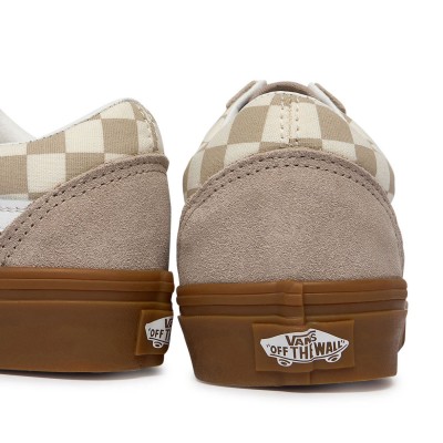 Zapatos Vans Old Skool Gum Check Mushroom VN000D2VH2B1 Zapatillas Vans