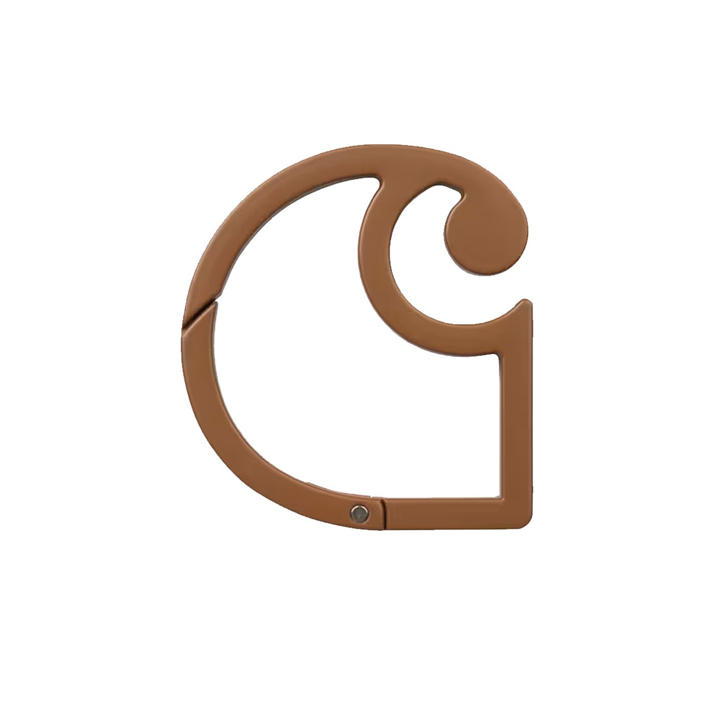 Llavero mosquetón Carhartt WIP C-Logo Carabiner Brown I036650_51XX Accesorios Carhartt WIP