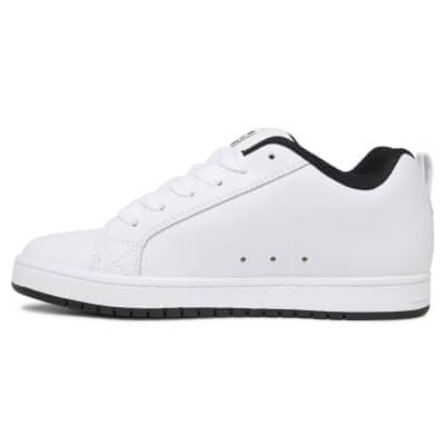 Zapatillas DC Shoes Court Graffik Shoe Wlk White-Black-Black 300529-WLK Zapatillas DC SHOES
