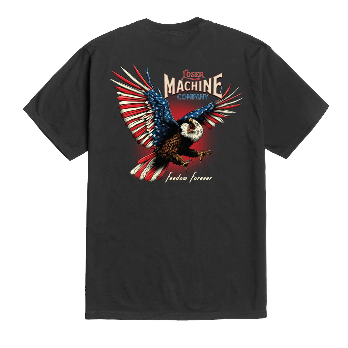Camiseta Loser Machine Free Flyer Tee Black LMC-104000920-BLK-M Magliette Loser Machine