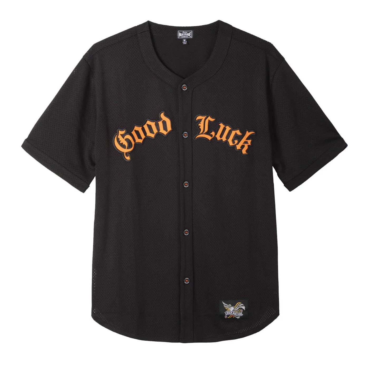 Camiseta Beisbolera Loser Machine Toros Mesh Woven Black LMC-111800007-BLK-M Tshirts Loser Machine