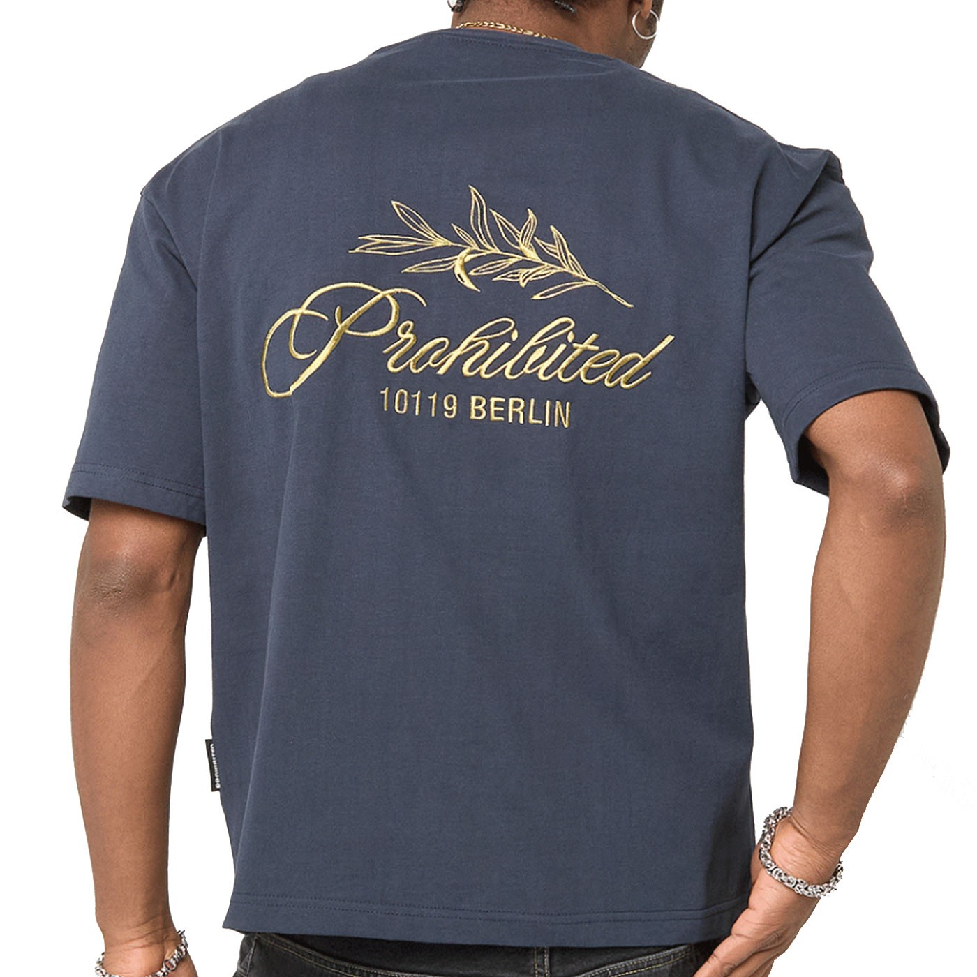 Camiseta Prohibited PB Leaf Tee Navy 101.0062.0040 Tshirts PROHIBITED